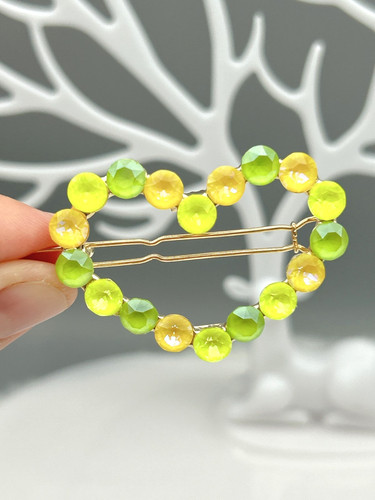 Elegante herz haarclip mit - elegante,