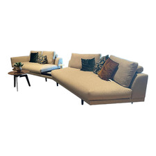 Bielefelder Werkstätten Wohnlandschaft Ecksofa Long Island Stoff T 