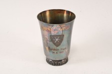 N93B08- Sterling Silber 925 Becher mit Gravur 26. 6. 1971
