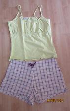 2tlg kurzer Damen Schlafanzug Farben: mehrfarbig 100% BW Größe: S 36/38