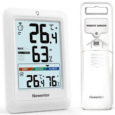 Thermometer innen außen 24/48 Std./alle Zeiten - Hygrometer Wetterstation (3.20)