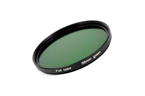 Farbfilter grün green - 58, mm