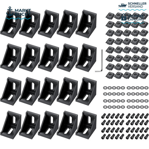 Aluprofil winkel 30x30 nut - aluprofil, 8