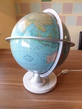 Großer COLUMBUS Globus DUPLEX Planet ERDE Erdglobus Leuchtglobus Vintage TOP