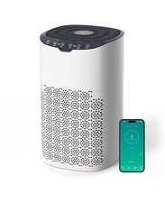 Luftreiniger für Allergiker mit WLAN & Alexa, Tierhaare, Staub, für 120 m² Raum