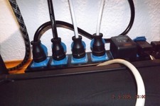 HiFi Steckdosenleiste 6-fach Maschinen-Dosen Sternverkabelung Kaltgeräteanschluß