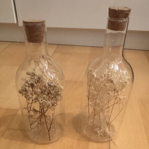 2er set glasflaschen - 2er,