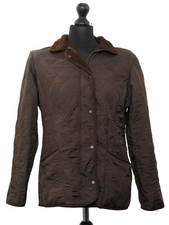 Barbour Ladies Polarquilt Damen Steppjacke Jacke 40 braun dunkelbraun uni leicht