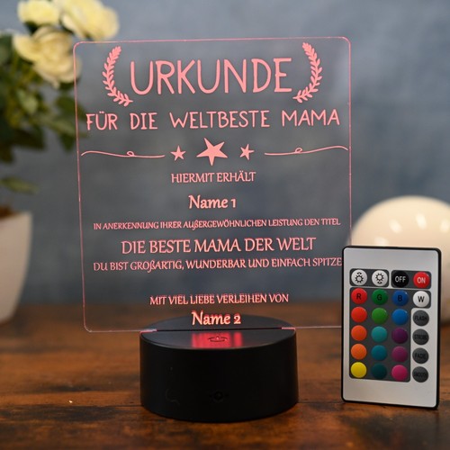 Personalisierte led lampe - personalisierte,