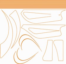 Simson SR2, SR2E Liniensatz