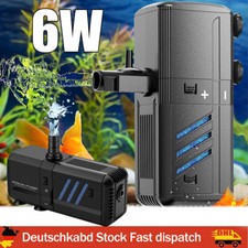 Für 30-150L Aquarium Aquarium Innenfilter Filterpumpe Aquariumfilter 500 L/h 6W