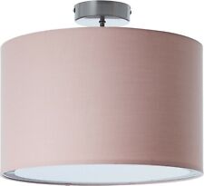 Lüttenhütt Decken Lampe Leuchte LÜCHTE 1flg. Metall Textil rosé E27 40cm IP20