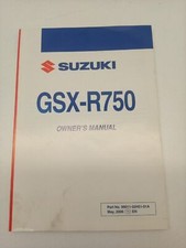 Bedienungsanleitung Und Wartung Englisch SUZUKI GSX R750 2006 99011-02H51-01A