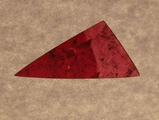 1 Turmalin Querschnitt Scheibe