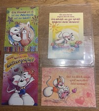 Diddl Effektkarten 48a, 45 a, 38b Herzchenjongleur, 43b Pferdefreund