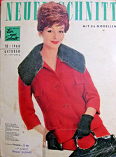 altes Modeheft Neuer Schnitt  von  1960  + Schnittmuster, schöne Cocktailkleider
