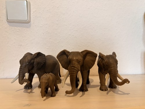 Schleich elefantenfamilie mit - schleich,