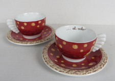 2x Thun Kaffeetasse Jahrestasse ...al volo * Weihnachten Limited Edition 2007