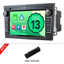 DAB+ Android 13 Autoradio NAVI CarPlay Für Opel Astra H Corsa C/D Vectra Zafira