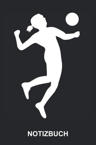 Notizbuch beach volleyball - beach,