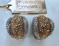 Grossé Pforzheim Creole Ohrringe ( Christian Dior ) Schmuck TOP