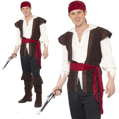 Herren pirat kostüm - herren,