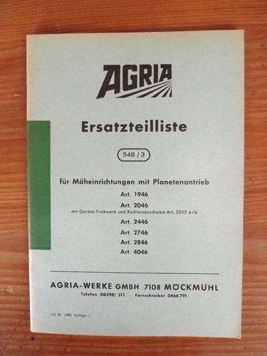 Etl agria mäheinrichtungen - etl,