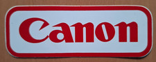 Aufkleber "Canon", 80er Jahre, 12 x 5 cm