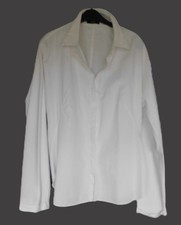 HUGO BOSS: Business Bluse, weiß, slim und tailliert, Baumwolle, Gr 40 (38)