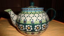 Teekanne mit Deckel Keramik