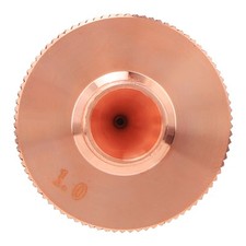 1 Stück Einschicht-Laserdüse Aus Messing Für CO2-Faserlaser-Schneidemaschine