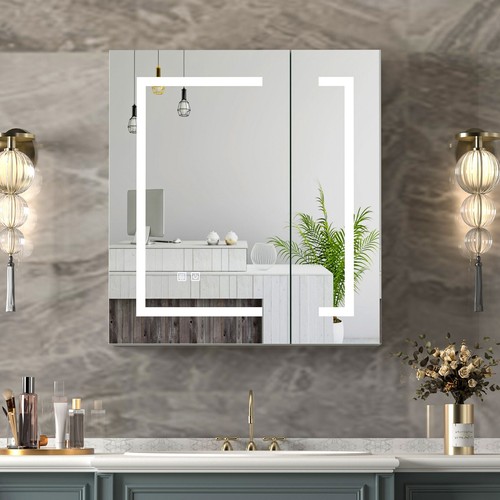 Spiegelschrank mit led - led,