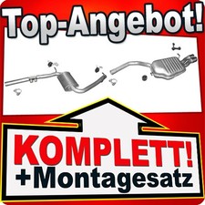 Auspuff für AUDI A4 (B7) 1.9 2.0 TDi Stufenheck / Kombi Avant Auspuffanlage