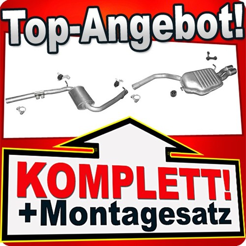 Auspuff für audi 1 9 - audi, 1.9