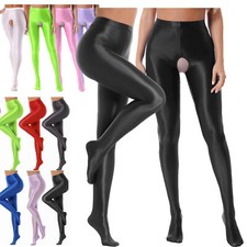 DE Damen Glänzend Nylon