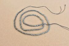 2,5-3  mm Facettiert Pyrit  Edelstein Strang , 40 cm,  ,,,,,,( Strng- 8)