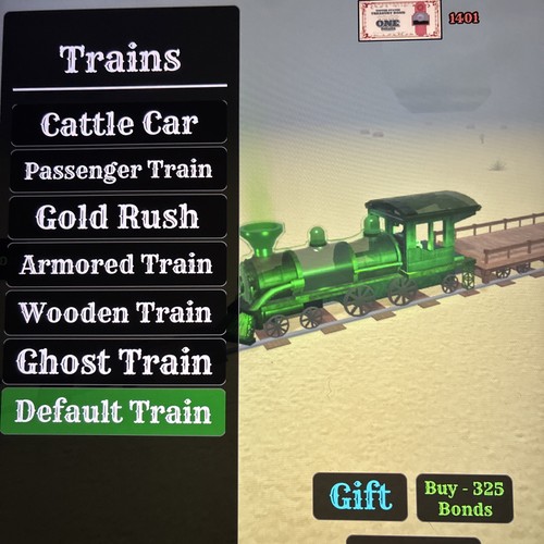 Selling ghost train from - selling,
