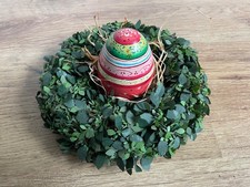 Deko Osterei Holz groß 10 x 7