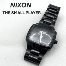 Nixon THE SMALL PLAYER schwarzes Zifferblatt Analog Quarzuhr getestet und fun...