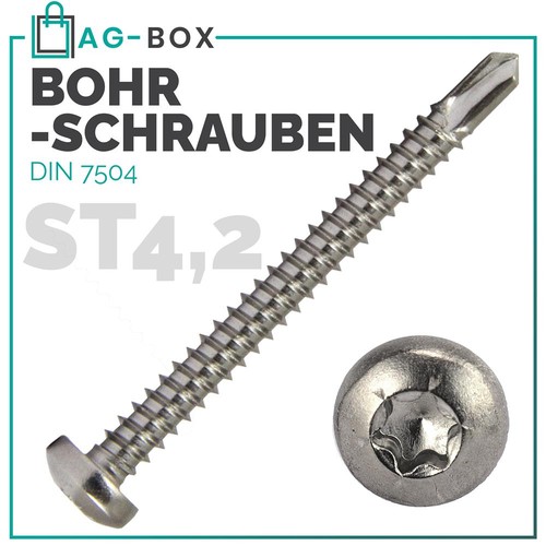 Bohrschrauben linsenkopf 2 - bohrschrauben, m4,2
