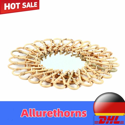 Rattanspiegel handgemachte - rattanspiegel,