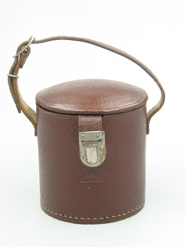 Vintage lens case leather - case,