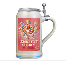 Offizieller Oktoberfestkrug 2020 mit Zinndeckel Sammlerkrug Wiesnkrug Jahreskrug