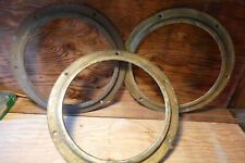 26864. Messingrahmen für Bullauge  alt 3 Stück 32,5 cm