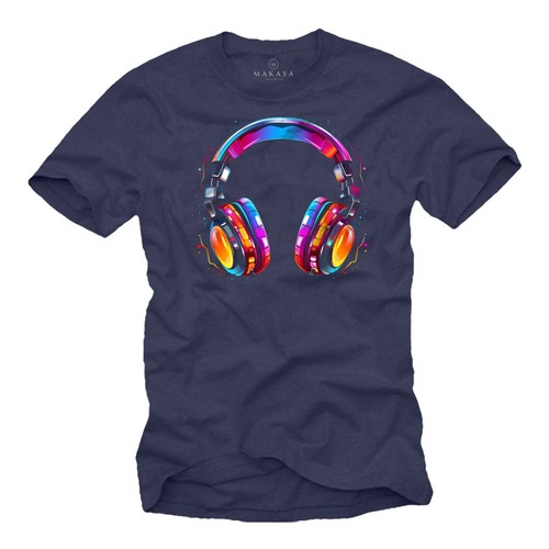 Shirt mit kopfhörer motiv - t-shirt,