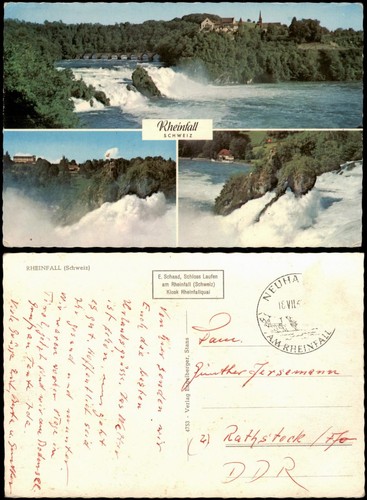 Ansichtskarte neuhausen - ansichtskarte,