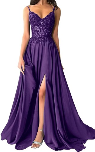Damen chiffon ballkleider lang - damen,
