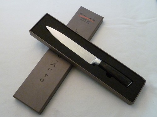 Schinkenmesser aus damast - schinkenmesser, damast-