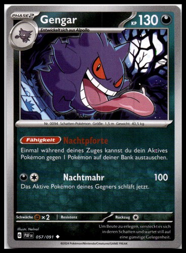 Gengar 057 paldeas schicksale - paldeas,