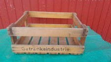 alte DDR Holzkiste Bierkasten aus Holz, Getränkeindustrie Leihverpackung stabil